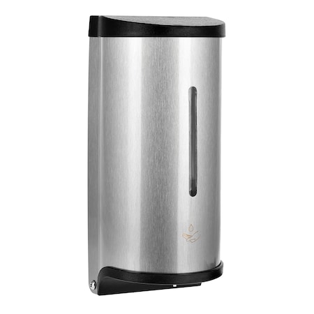 Alpine Industries Automatic Gel Hand Sanitizer/Soap Dispenser, 800mL, Stainless Steel 4300-2